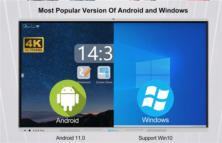 Interactive Electronic Whiteboard 65 Inch For School